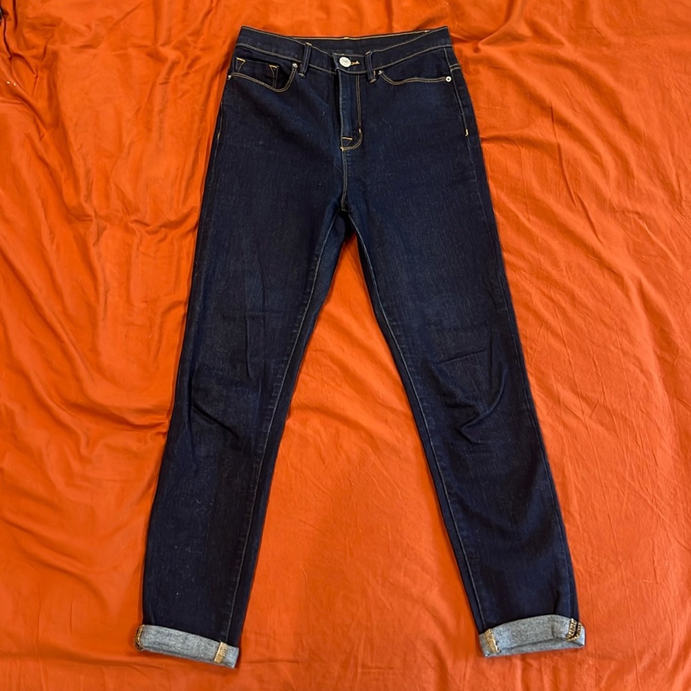 Urban Outfitters BDG DARK BLUE super high rise twig Jeans Size 27